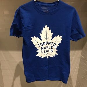 Men’s Small Toronto maple leafs Classic Blue and white Tee- shirt